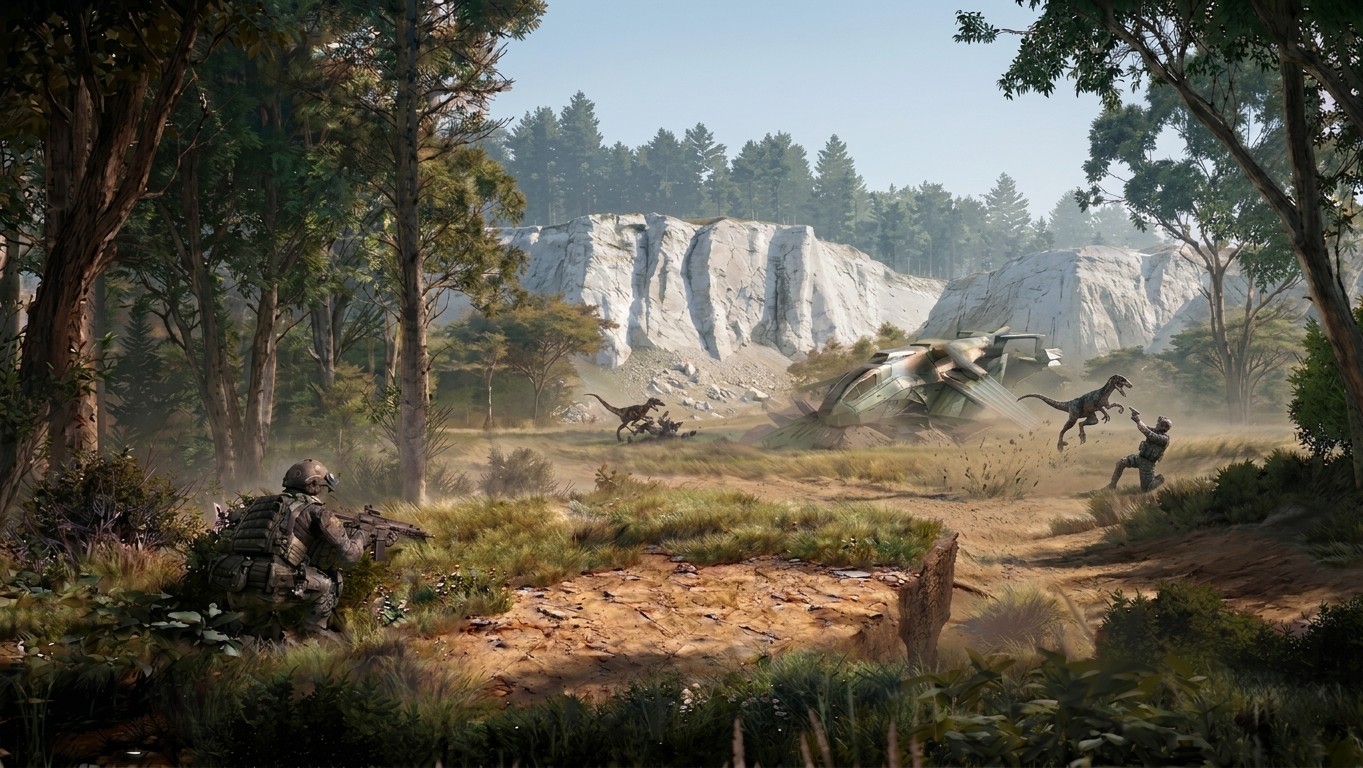 Concept art from Aadisarga world one